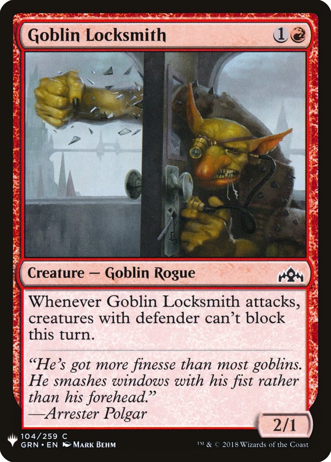 Goblin Locksmith [Mystery Booster] | Fandemonia Ltd