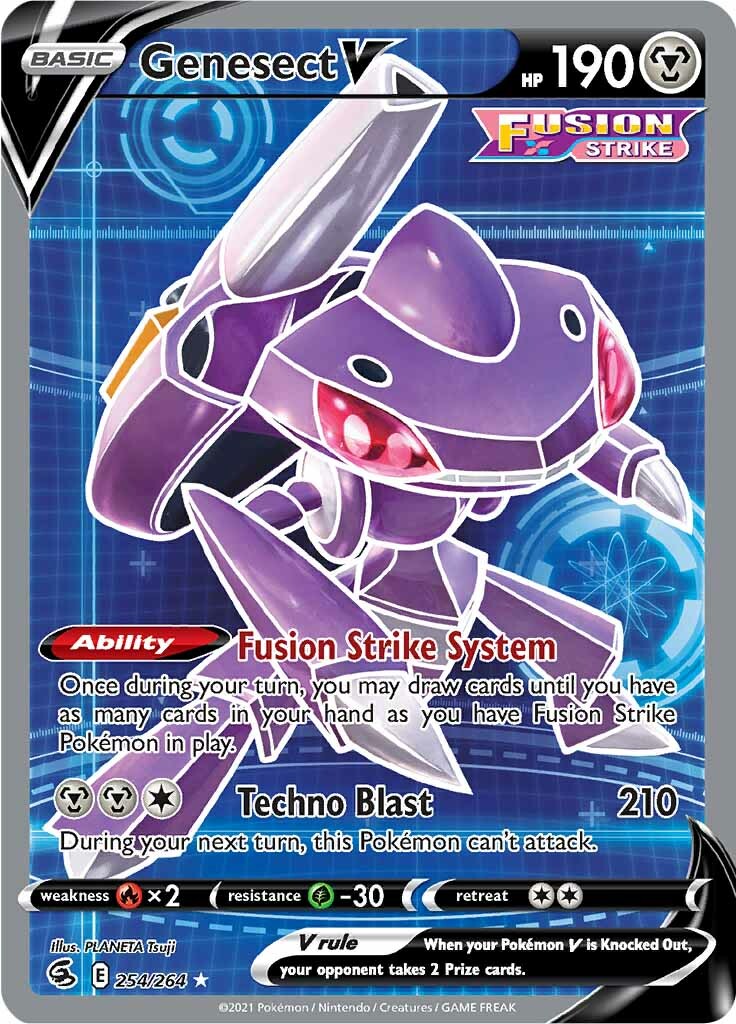 Genesect V (254/264) [Sword & Shield: Fusion Strike] | Fandemonia Ltd