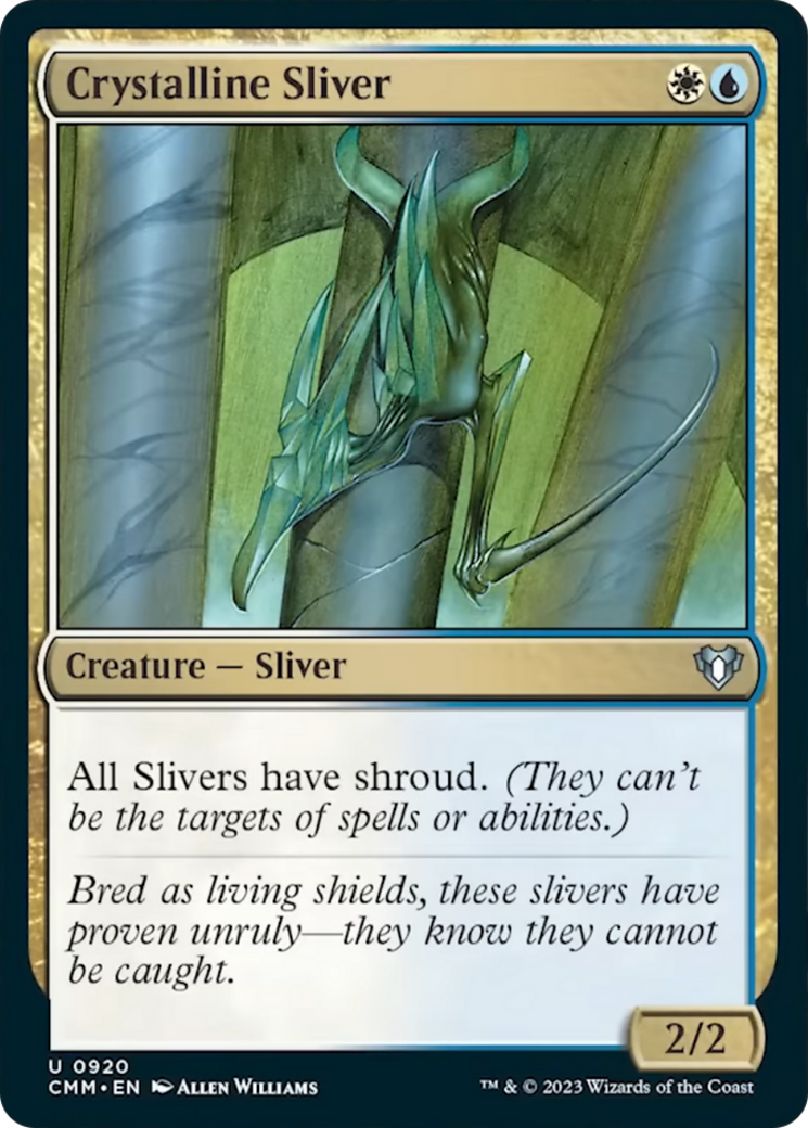 Crystalline Sliver [Commander Masters] | Fandemonia Ltd