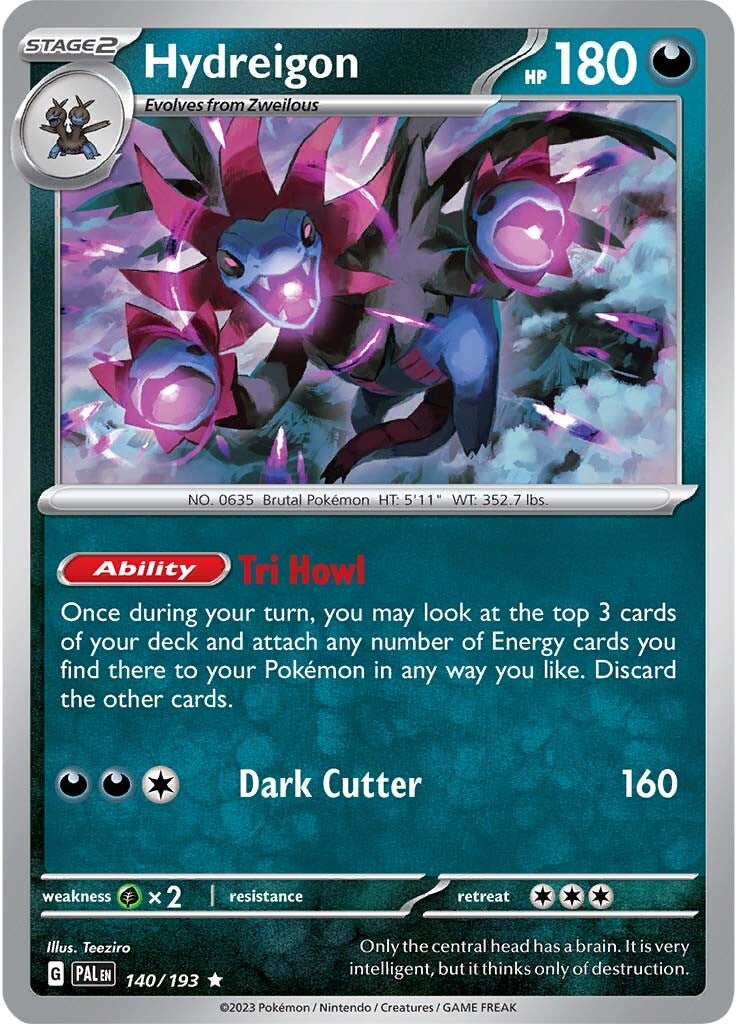 Hydreigon (140/193) [Scarlet & Violet: Paldea Evolved] | Fandemonia Ltd