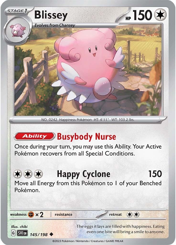 Blissey (145/198) [Scarlet & Violet: Base Set] | Fandemonia Ltd