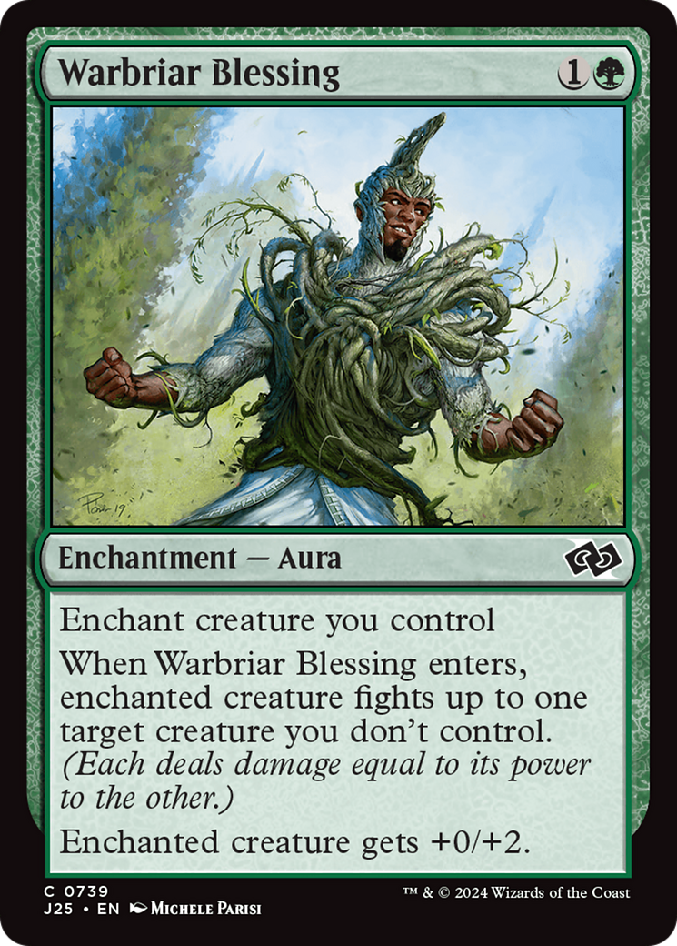 Warbriar Blessing [Foundations Jumpstart] | Fandemonia Ltd