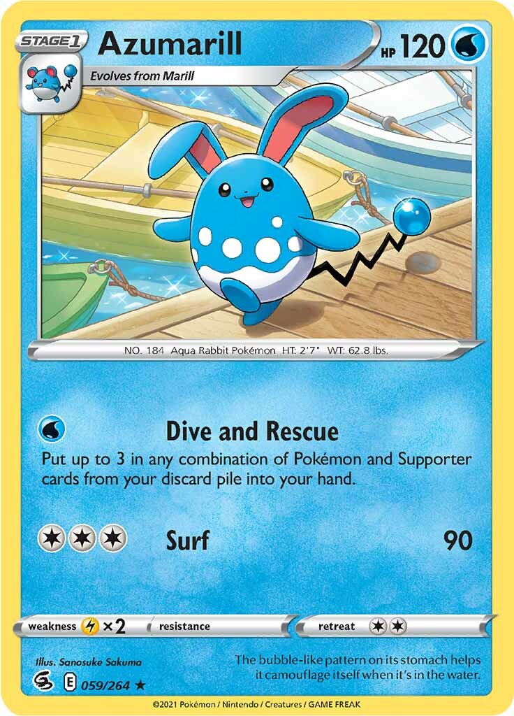 Azumarill (059/264) [Sword & Shield: Fusion Strike] | Fandemonia Ltd