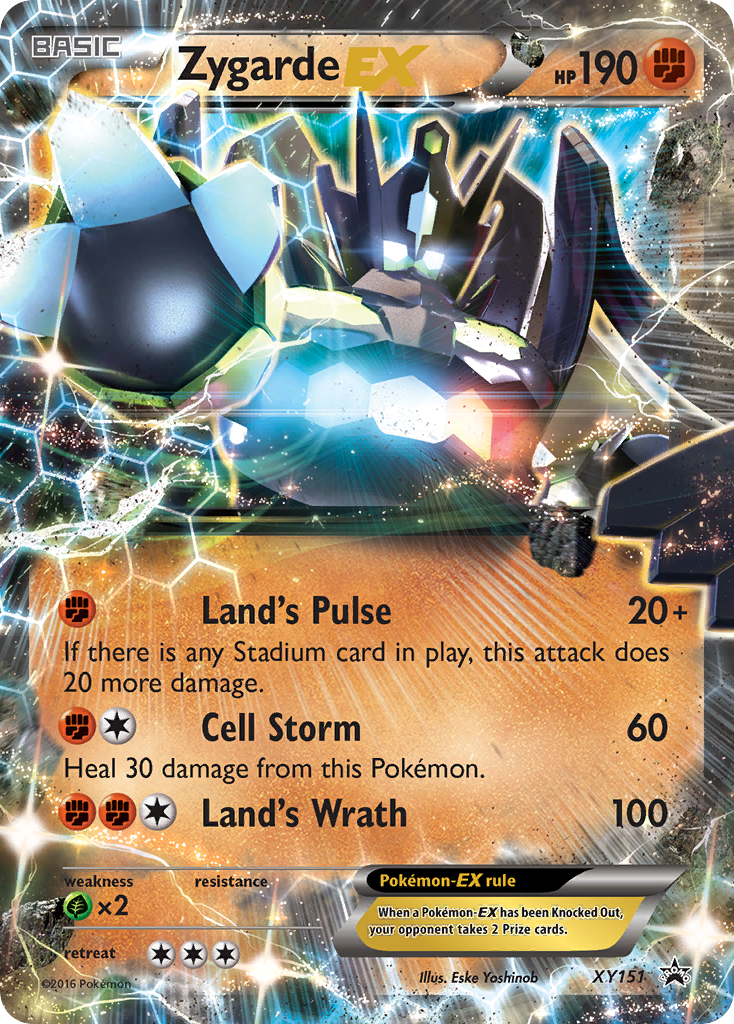 Zygarde EX (XY151) [XY: Black Star Promos] | Fandemonia Ltd