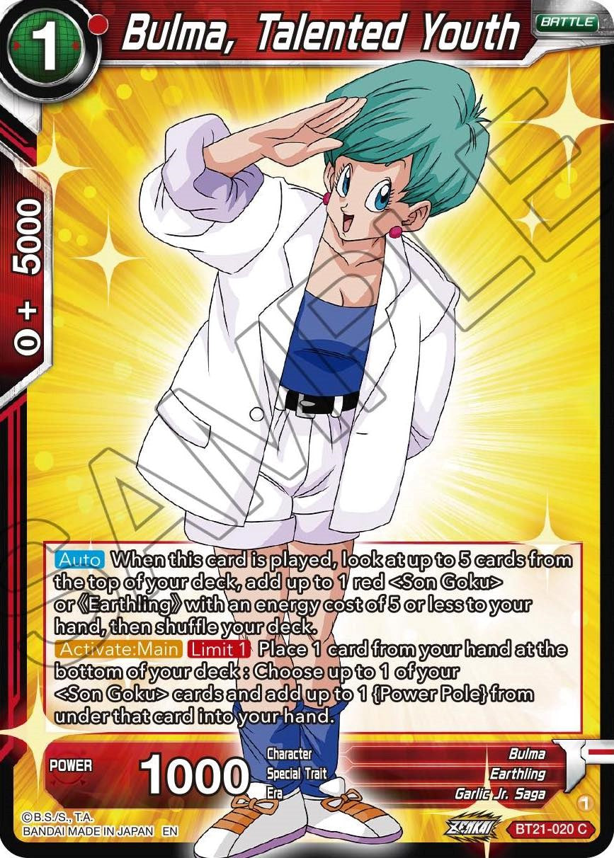 Bulma, Talented Youth (BT21-020) [Wild Resurgence] | Fandemonia Ltd