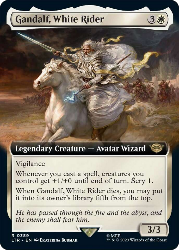 Gandalf, White Rider (Extended Art) [The Lord of the Rings: Tales of Middle-Earth] | Fandemonia Ltd