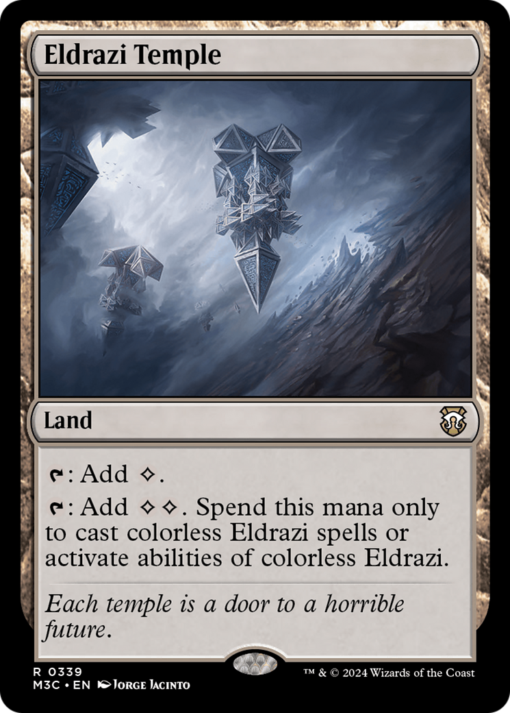 Eldrazi Temple (Ripple Foil) [Modern Horizons 3 Commander] | Fandemonia Ltd