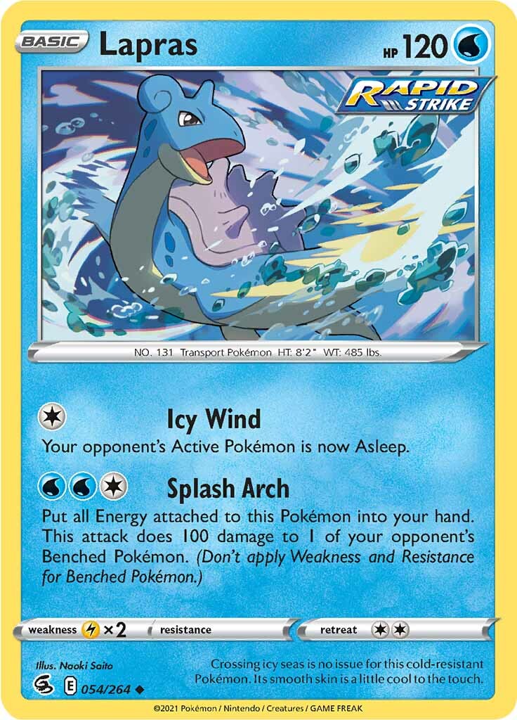 Lapras (054/264) [Sword & Shield: Fusion Strike] | Fandemonia Ltd