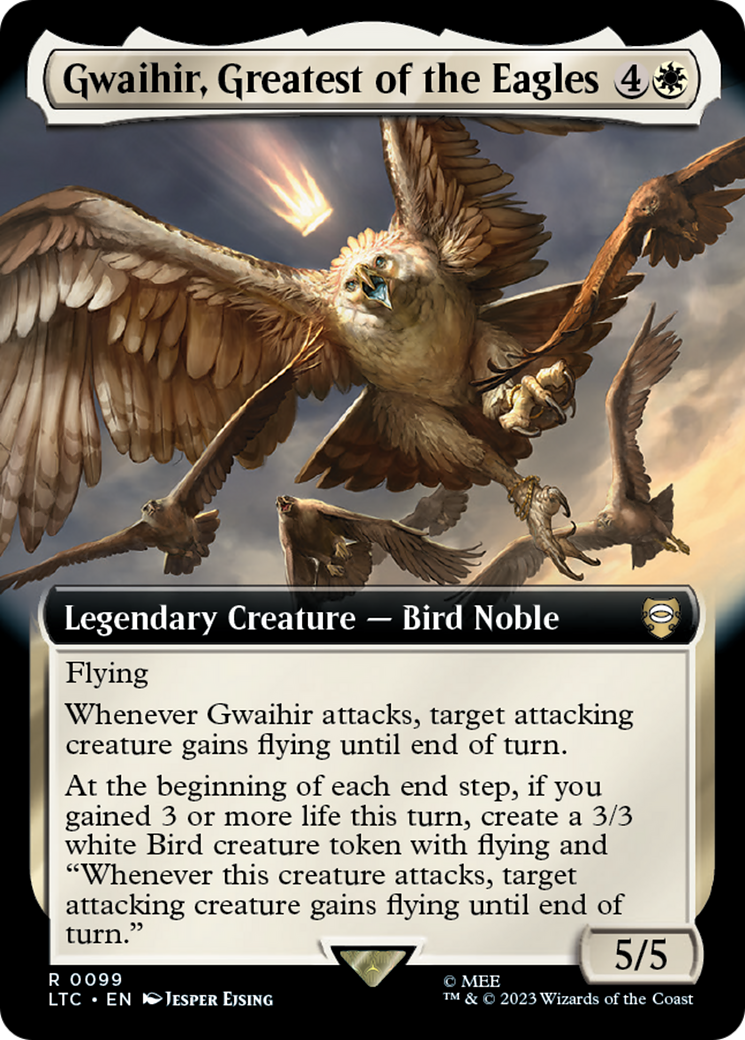 Gwaihir, Greatest of the Eagles (Extended Art) [The Lord of the Rings: Tales of Middle-Earth Commander] | Fandemonia Ltd