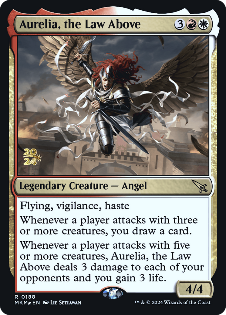 Aurelia, the Law Above [Murders at Karlov Manor Prerelease Promos] | Fandemonia Ltd