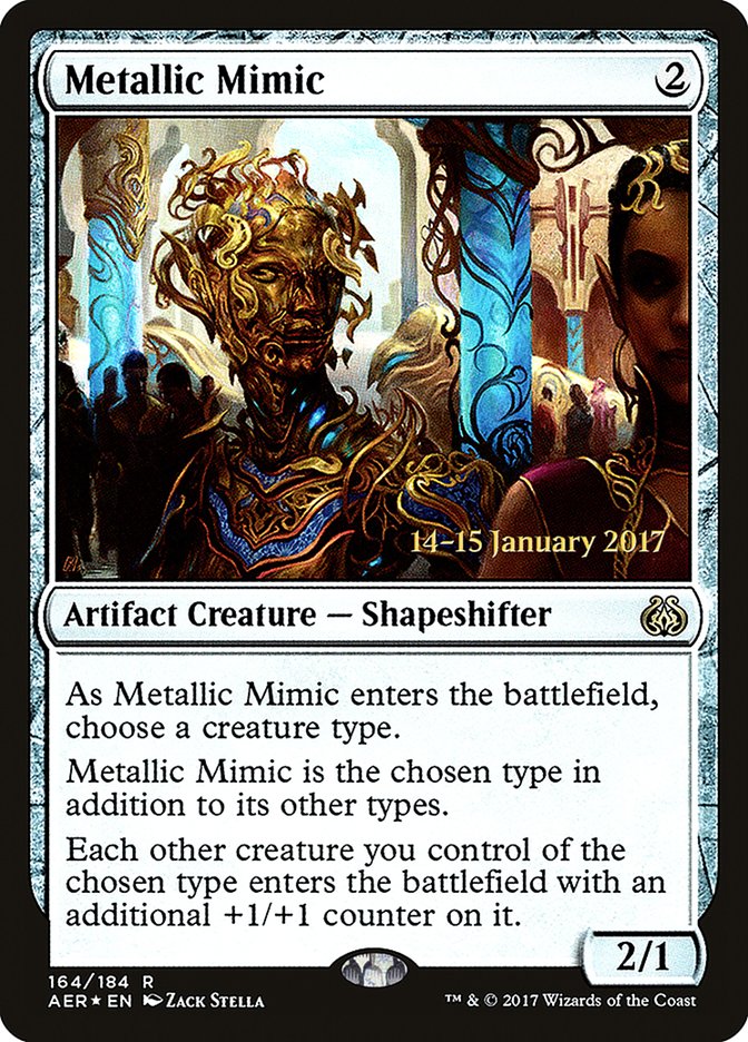 Metallic Mimic [Aether Revolt Prerelease Promos] | Fandemonia Ltd