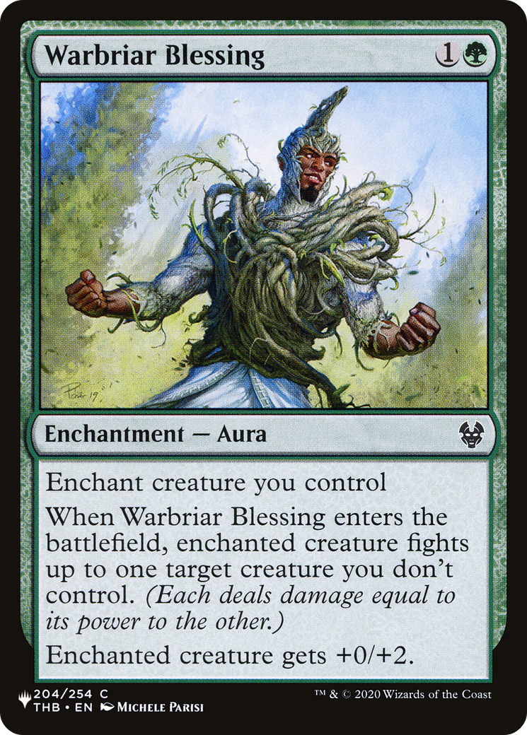 Warbriar Blessing [The List] | Fandemonia Ltd