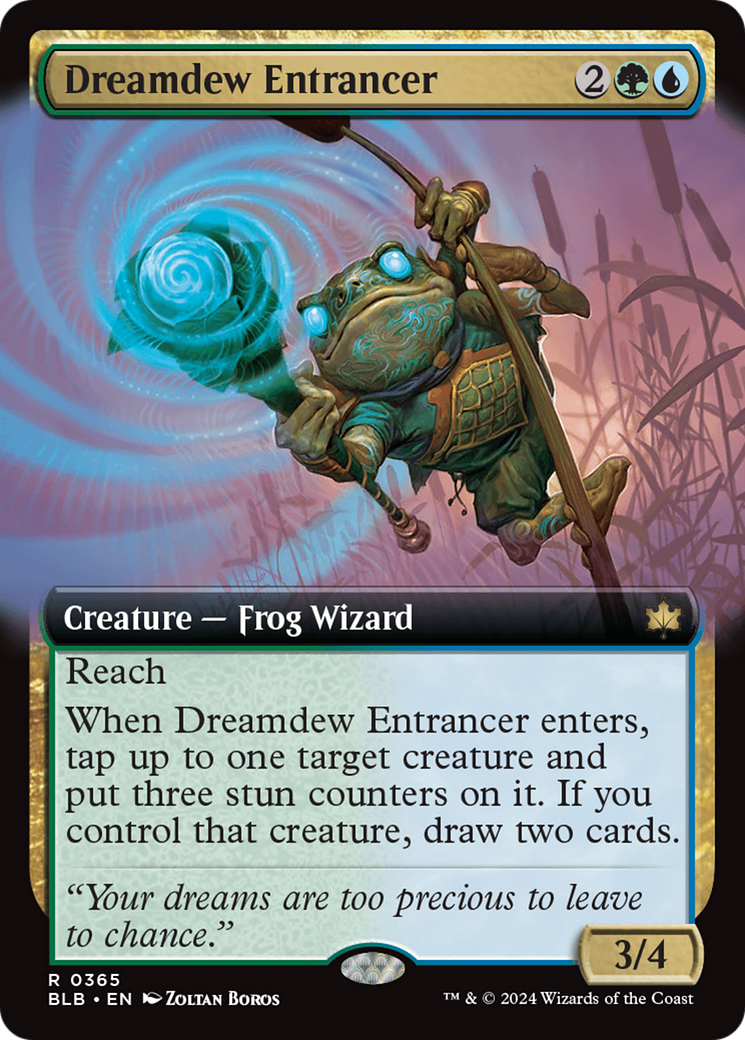 Dreamdew Entrancer (Extended Art) [Bloomburrow] | Fandemonia Ltd