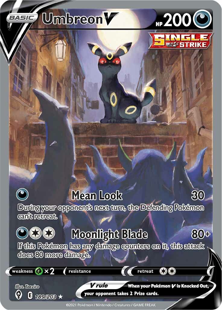 Umbreon V (189/203) [Sword & Shield: Evolving Skies] | Fandemonia Ltd