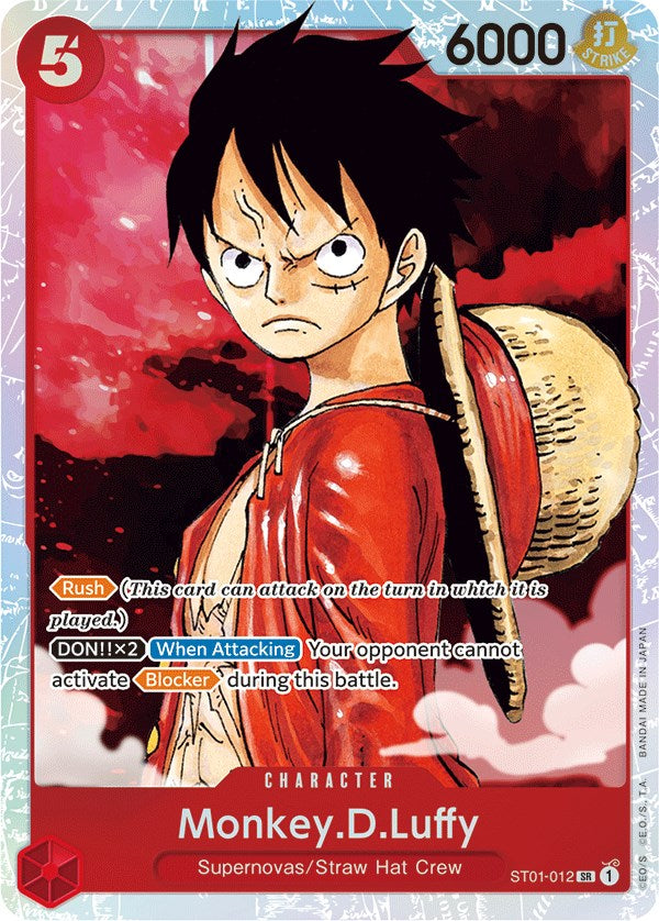 Monkey.D.Luffy (012) [Starter Deck: Straw Hat Crew] | Fandemonia Ltd