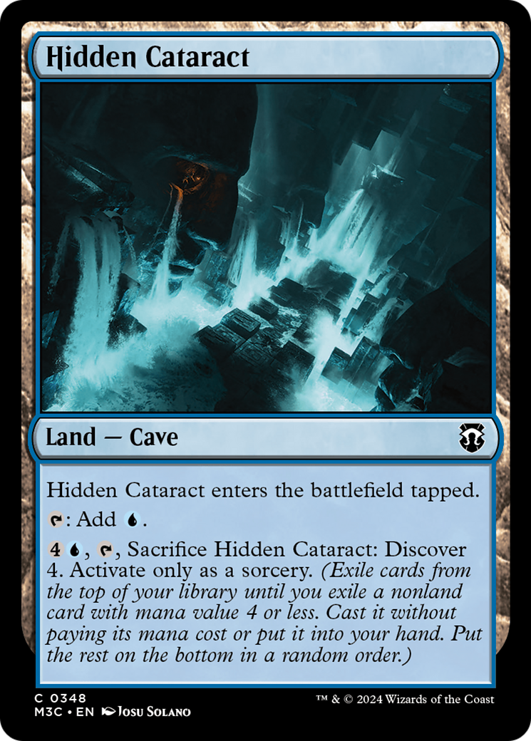 Hidden Cataract (Ripple Foil) [Modern Horizons 3 Commander] | Fandemonia Ltd