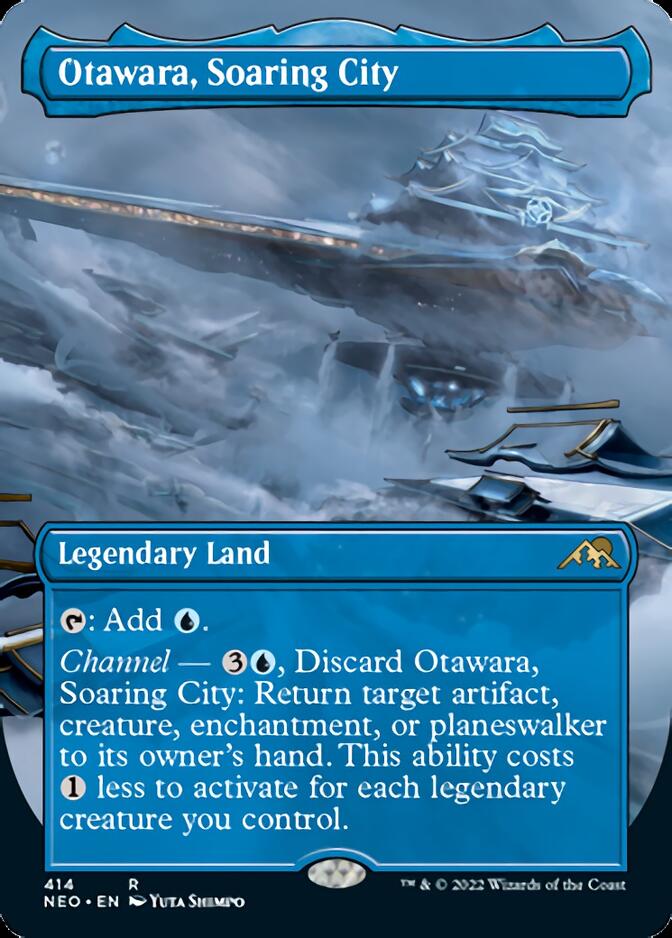 Otawara, Soaring City (Borderless Alternate Art) [Kamigawa: Neon Dynasty] | Fandemonia Ltd