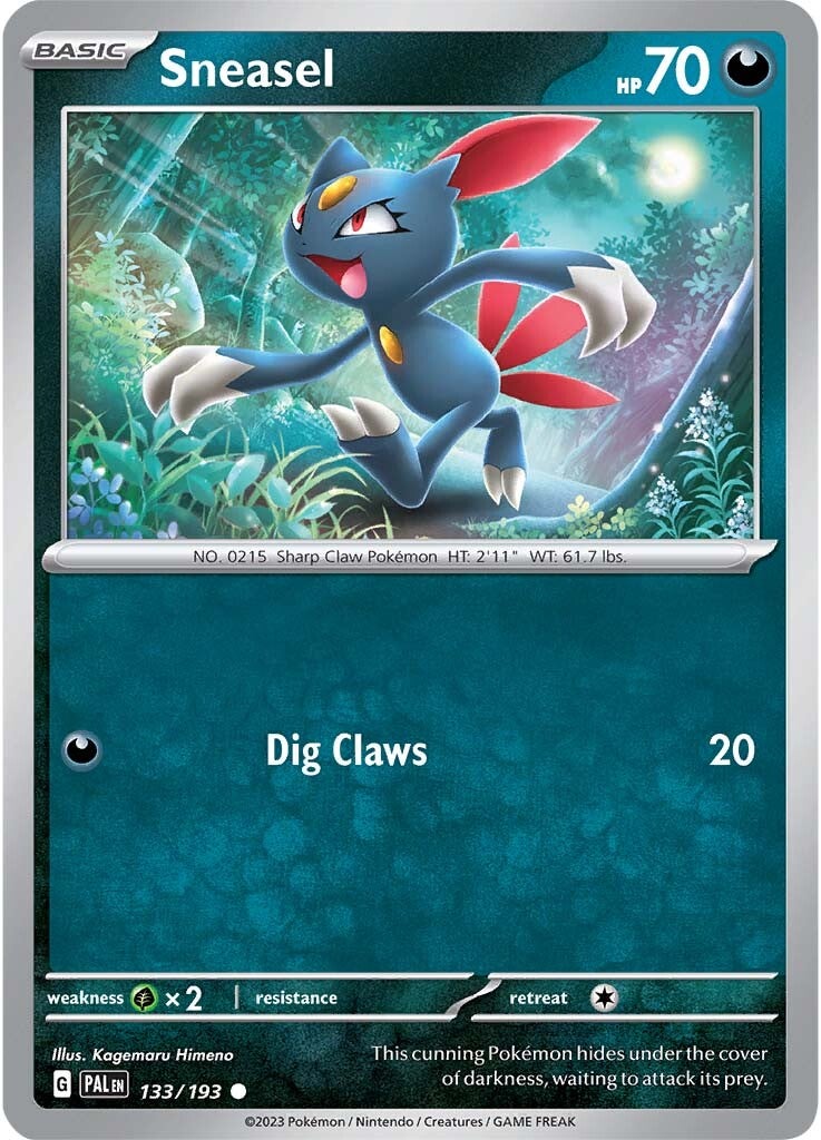 Sneasel (133/193) [Scarlet & Violet: Paldea Evolved] | Fandemonia Ltd