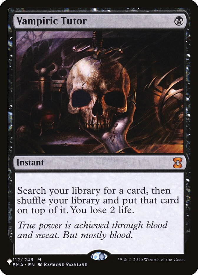 Vampiric Tutor [The List] | Fandemonia Ltd