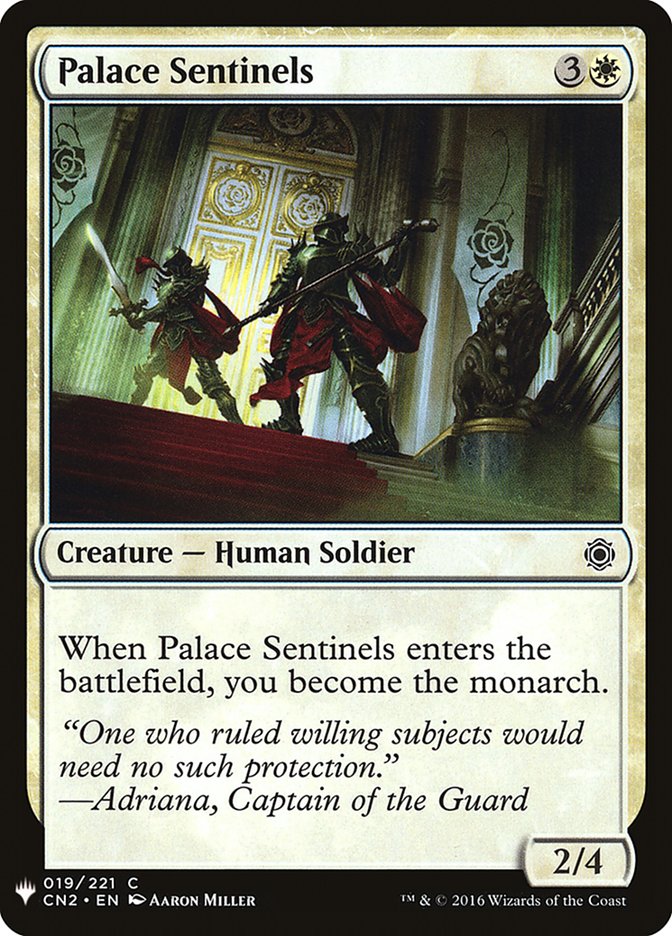 Palace Sentinels [Mystery Booster] | Fandemonia Ltd