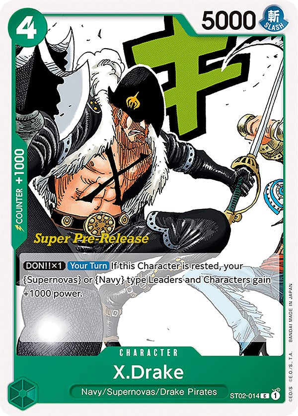 X.Drake [Super Pre-Release Starter Deck: Worst Generation] | Fandemonia Ltd