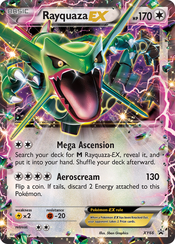 Rayquaza EX (XY66) [XY: Black Star Promos] | Fandemonia Ltd