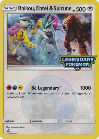 Raikou, Entei & Suicune (Jumbo Card) [Miscellaneous Cards] | Fandemonia Ltd