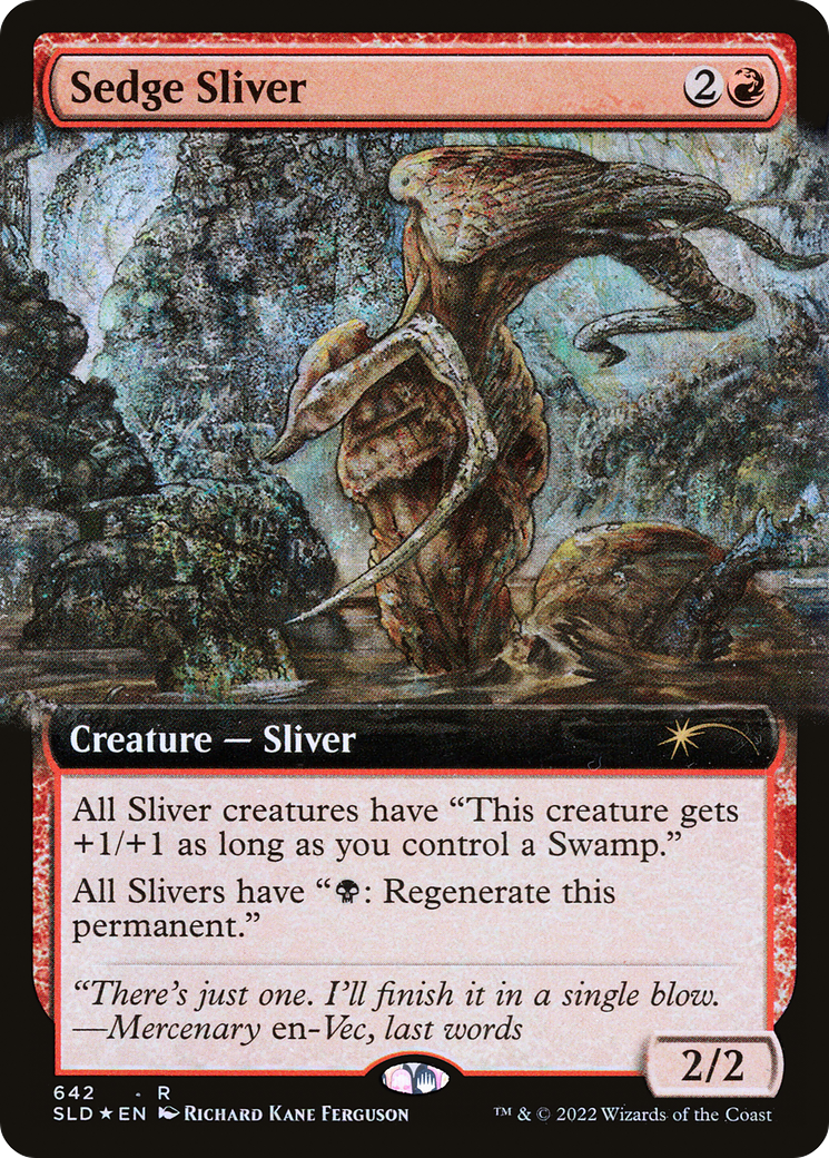 Sedge Sliver (Extended Art) [Secret Lair Drop Promos] | Fandemonia Ltd