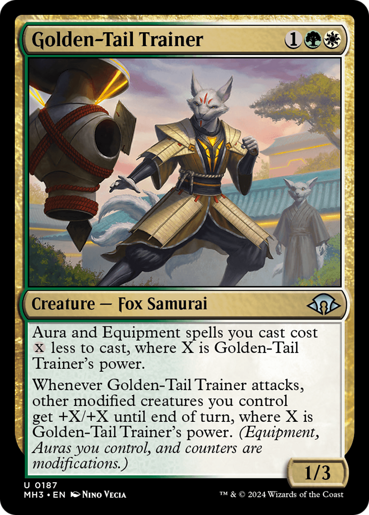 Golden-Tail Trainer [Modern Horizons 3] | Fandemonia Ltd