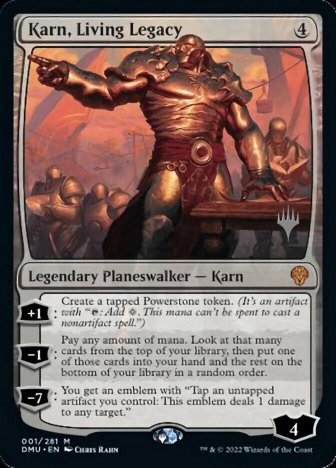 Karn, Living Legacy (Promo Pack) [Dominaria United Promos] | Fandemonia Ltd