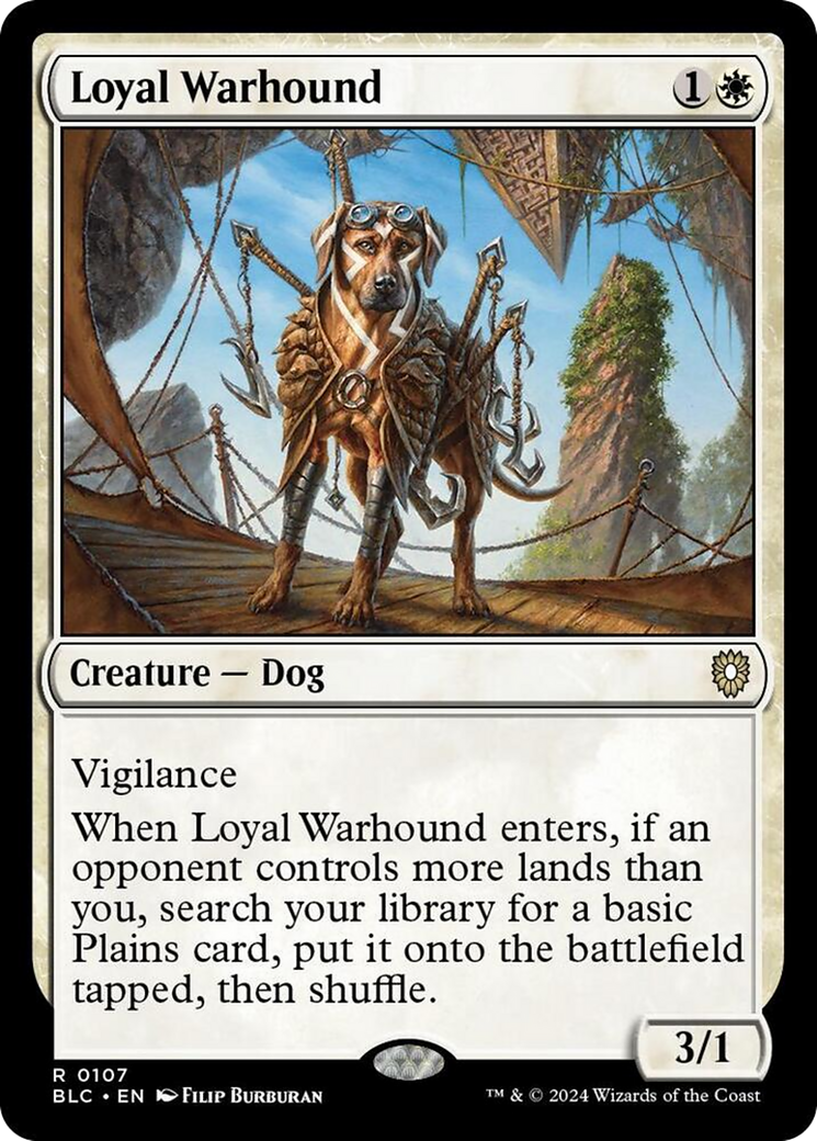 Loyal Warhound [Bloomburrow Commander] | Fandemonia Ltd