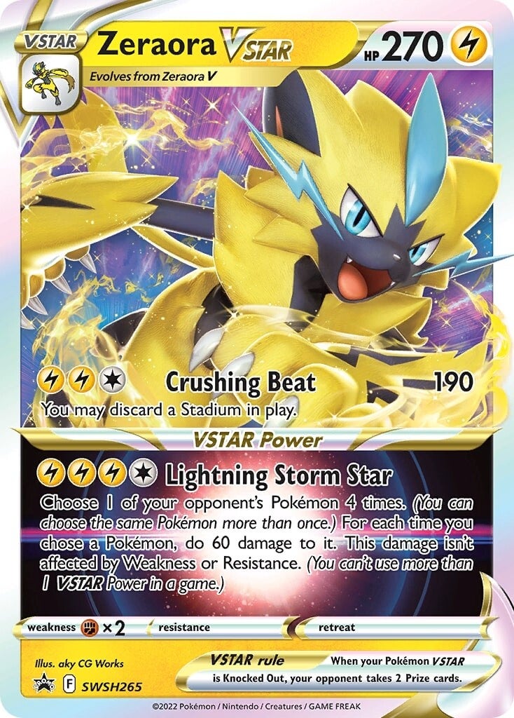 Zeraora VSTAR (SWSH265) [Sword & Shield: Black Star Promos] | Fandemonia Ltd