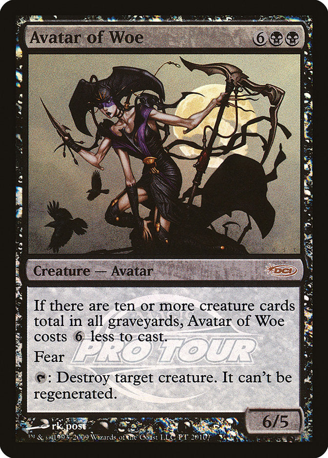 Avatar of Woe (Pro Tour) [Pro Tour Promos] | Fandemonia Ltd