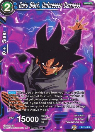 Goku Black, Unforeseen Darkness (P-124) [Promotion Cards] | Fandemonia Ltd