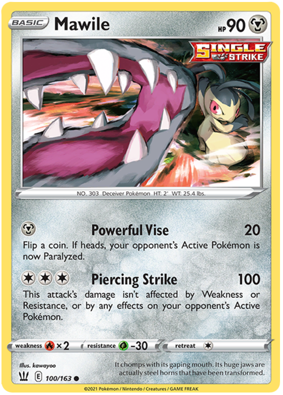 Mawile (100/163) [Sword & Shield: Battle Styles] | Fandemonia Ltd