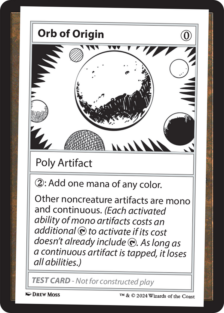 Orb of Origin [Mystery Booster 2 Playtest Cards] | Fandemonia Ltd