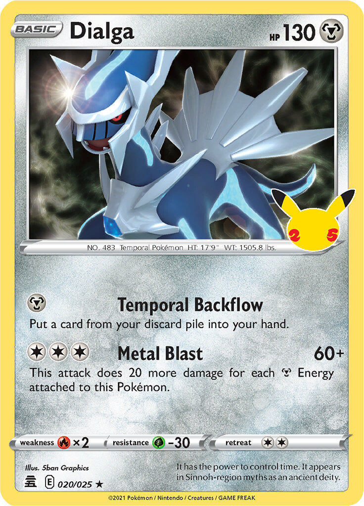 Dialga (020/025) [Celebrations: 25th Anniversary] | Fandemonia Ltd