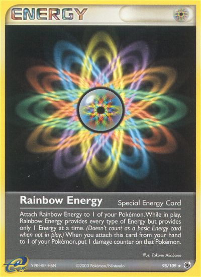 Rainbow Energy (95/109) [EX: Ruby & Sapphire] | Fandemonia Ltd