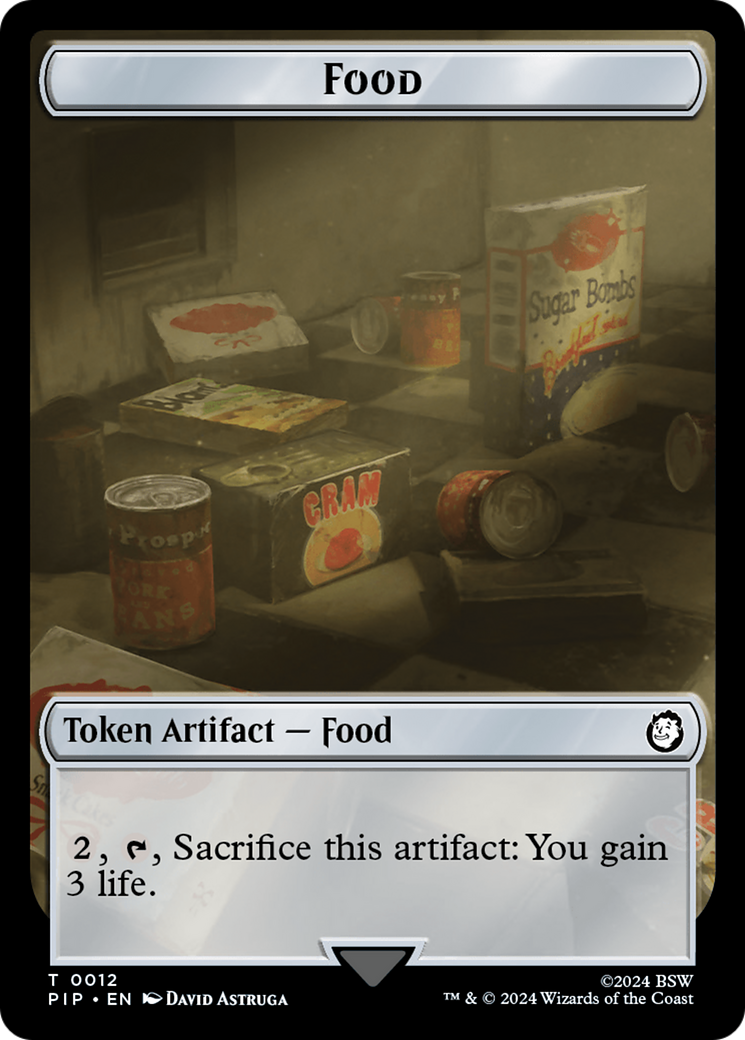 Food (0012) // Copy Double-Sided Token [Fallout Tokens] | Fandemonia Ltd