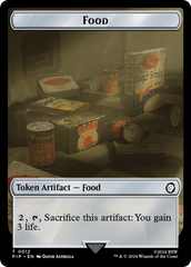 Warrior // Food (0012) Double-Sided Token [Fallout Tokens] | Fandemonia Ltd