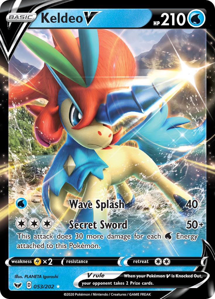 Keldeo V (053/202) [Sword & Shield: Base Set] | Fandemonia Ltd