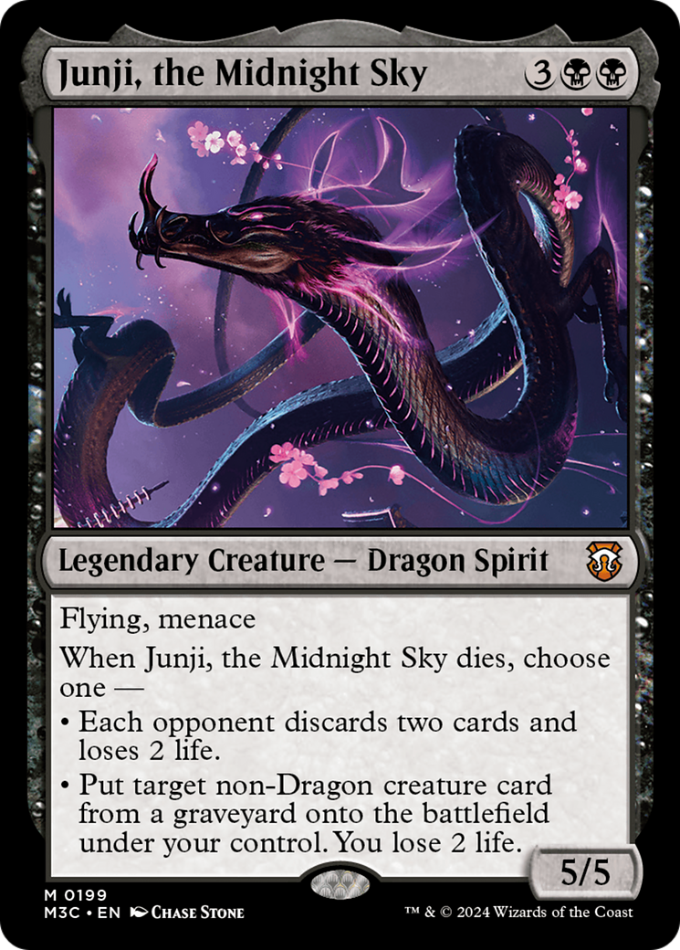 Junji, the Midnight Sky (Ripple Foil) [Modern Horizons 3 Commander] | Fandemonia Ltd