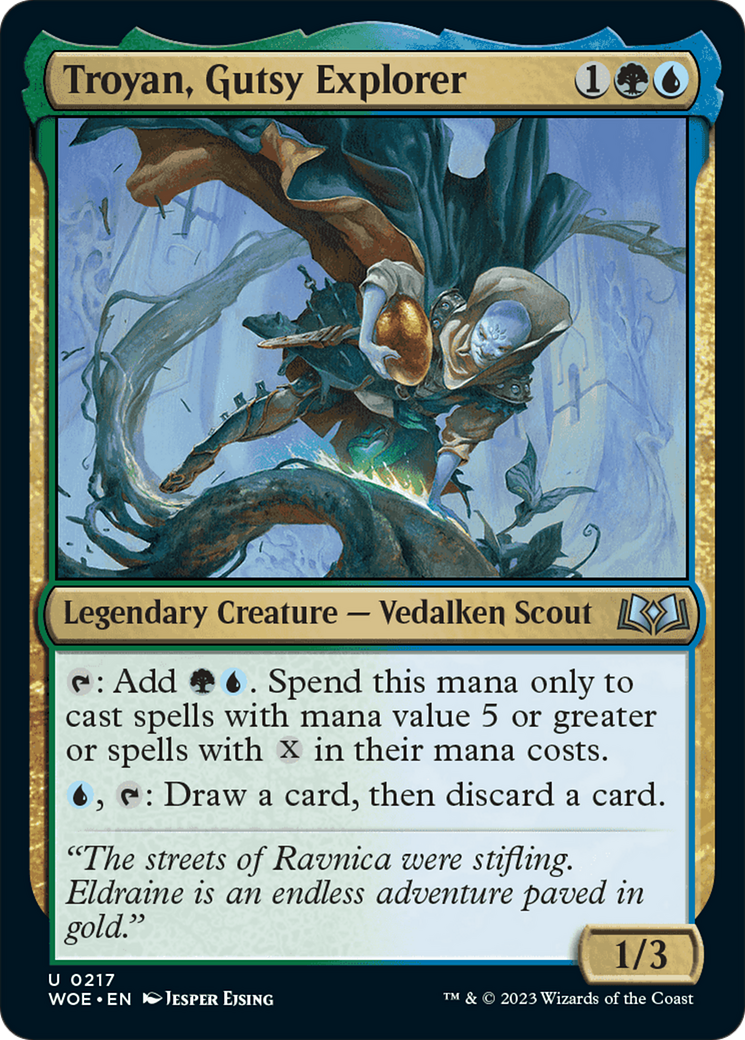 Troyan, Gutsy Explorer [Wilds of Eldraine] | Fandemonia Ltd