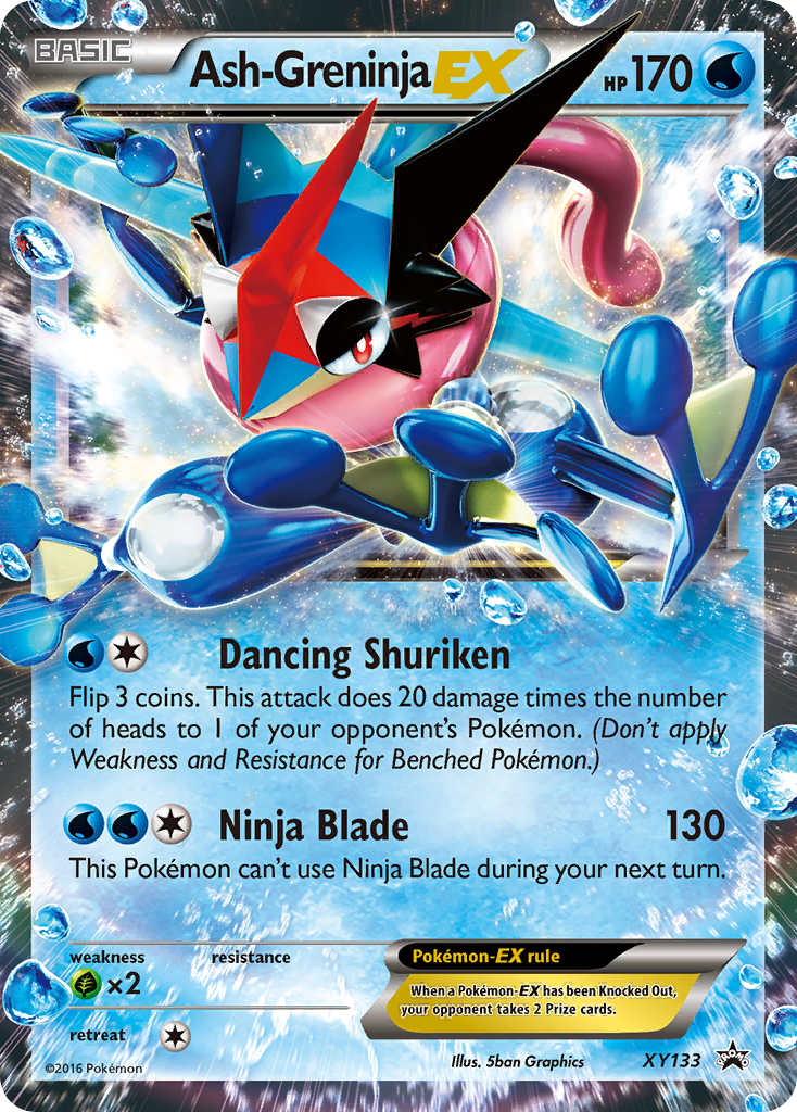 Ash-Greninja EX (XY133) [XY: Black Star Promos] | Fandemonia Ltd