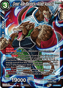 Great Ape Bardock, Allied Assault (P-318) [Tournament Promotion Cards] | Fandemonia Ltd