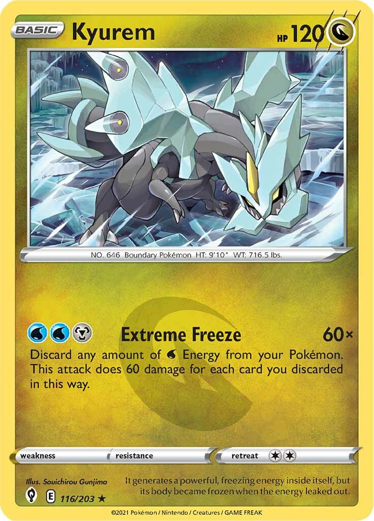 Kyurem (116/203) [Sword & Shield: Evolving Skies] | Fandemonia Ltd