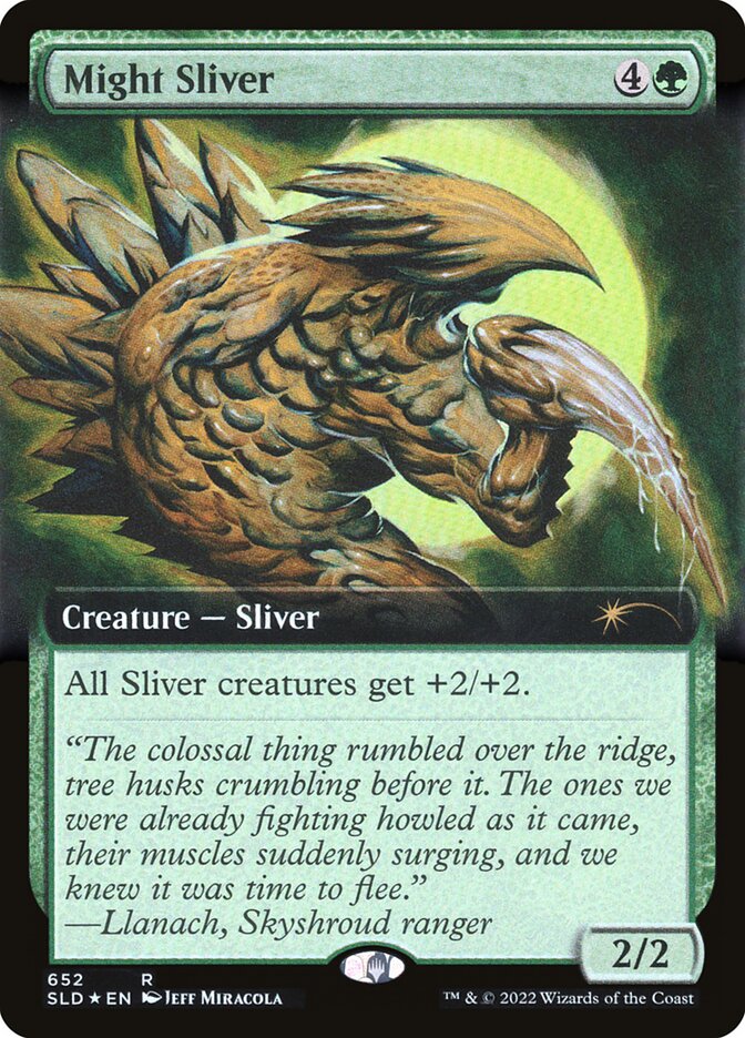 Might Sliver (Extended Art) [Secret Lair Drop Promos] | Fandemonia Ltd