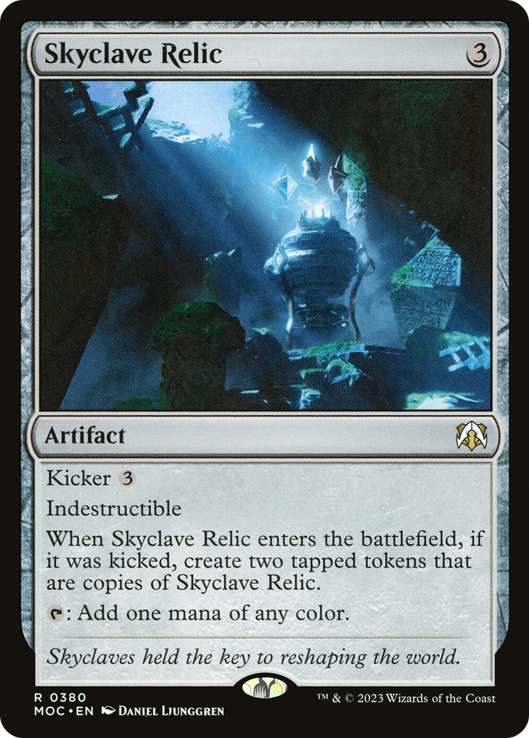 Skyclave Relic [March of the Machine Commander] | Fandemonia Ltd