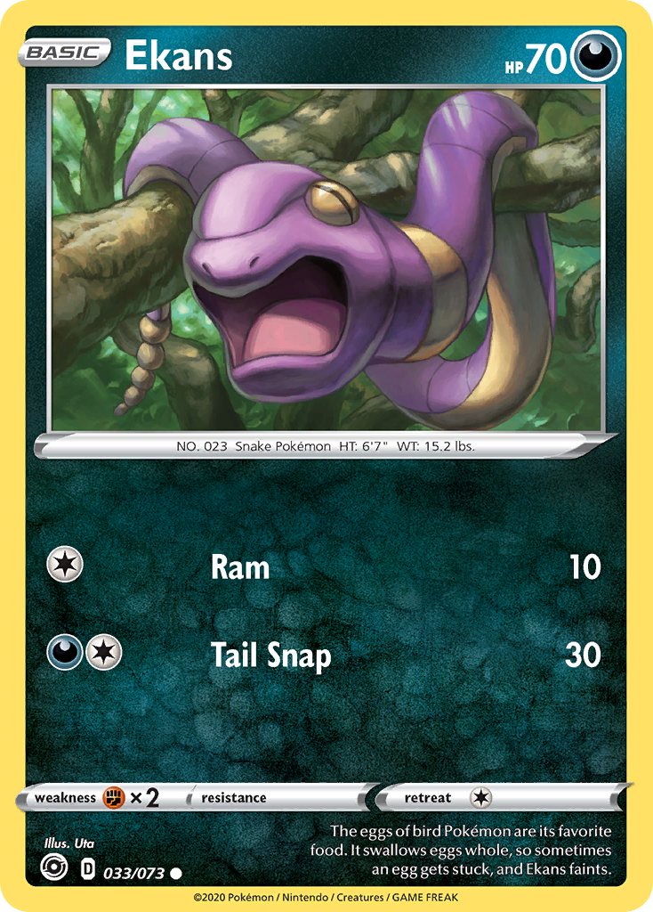 Ekans (033/073) [Sword & Shield: Champion's Path] | Fandemonia Ltd