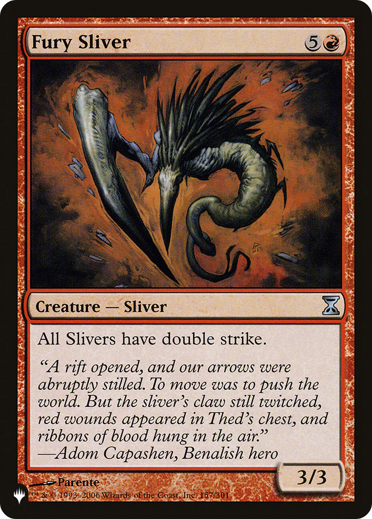 Fury Sliver [The List] | Fandemonia Ltd